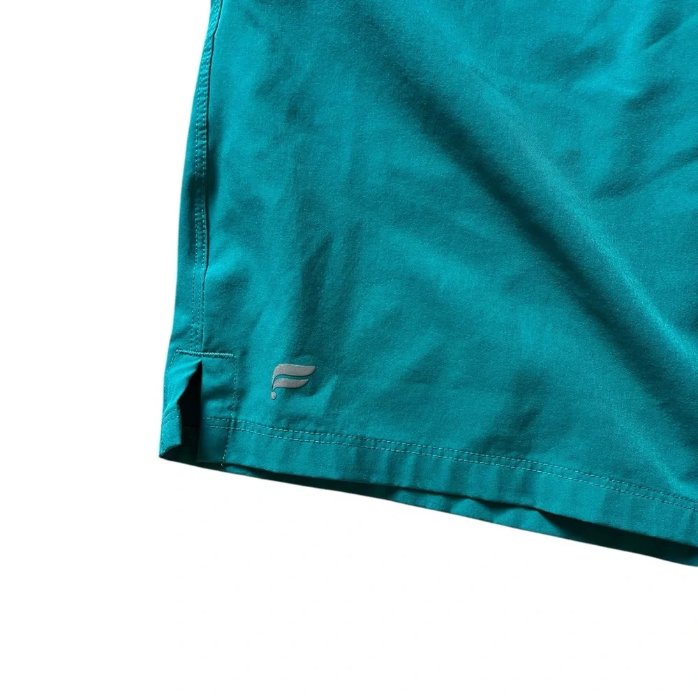 Fabletics “The Fundamental” Shorts Adult Men’s Large Green UNLINED Gym EXCELLENT